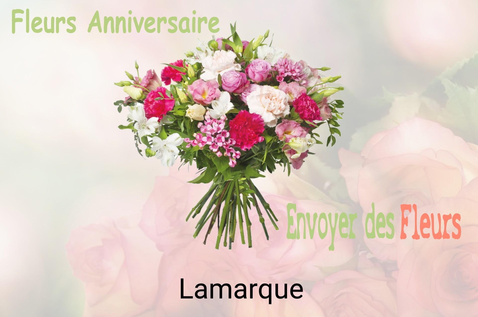 Bouquet de fleurs d’anniversaire livré à Lamarque