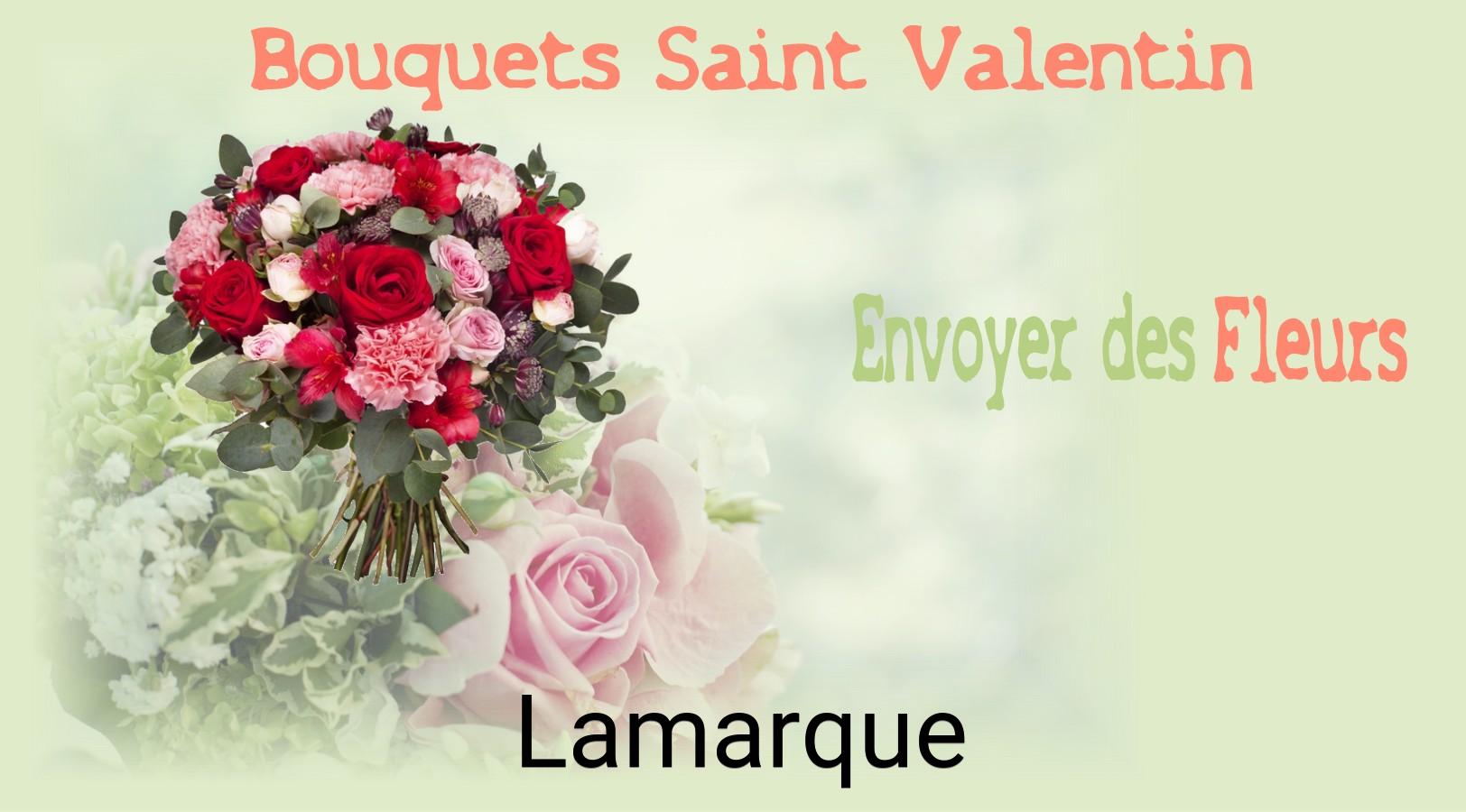 Roses de Saint-Valentin livrées à Lamarque